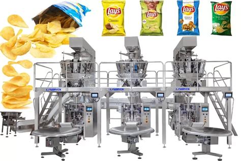 Línea de envasado de patatas fritas congeladas