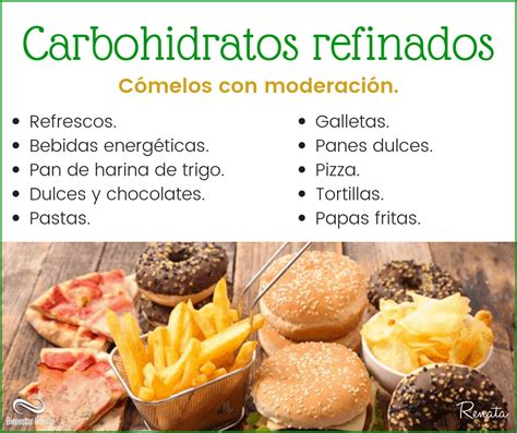 infografía sobre beneficios de cenar sin carbohidratos refinados y lista de ingredientes saludables