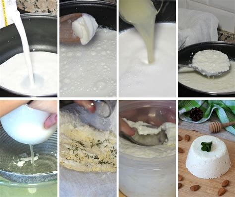 Ingredientes para hacer queso casero: leche, limón, sal y yogur en una mesa de cocina