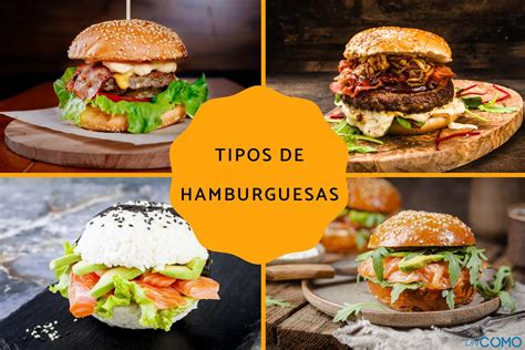 Infografía con los ingredientes principales y beneficios de diferentes tipos de hamburguesas veganas.
