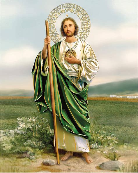 Ilustración artística o representación histórica de San Judas Tadeo en su contexto apostólico