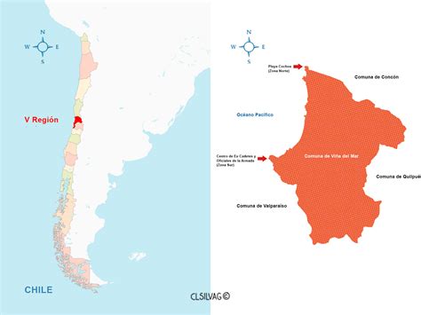 Mapa gastronómico de Viña del Mar destacando los principales puntos de comida saludable y vegana