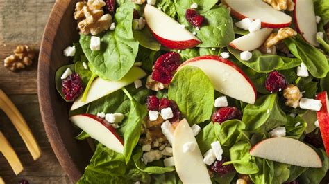 ensalada de manzana con queso