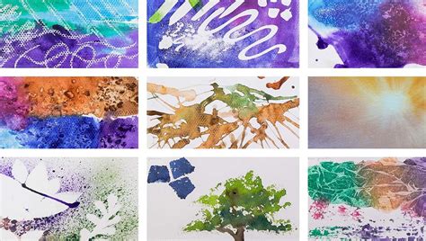 Diferentes texturas de papel: Canson Mi-Teintes, papel de lija, acuarela