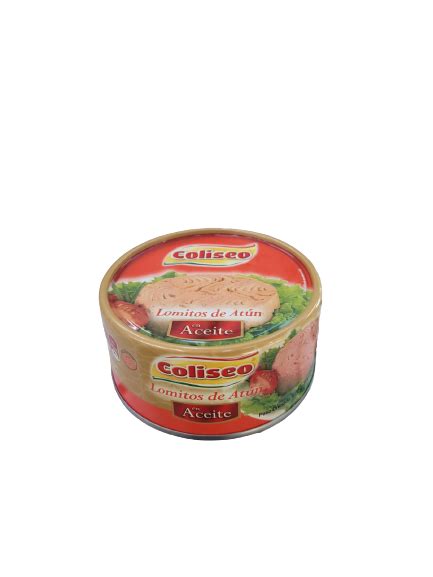 Fotografía del envase de atún desmenuzado Coliseo en aceite de 160g.