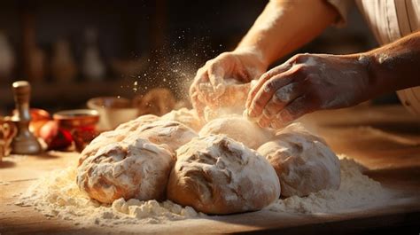 Preparación artesanal de pan dulce