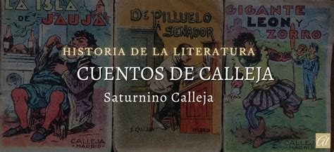 Ilustración de cuento clásico con parejas felices y el escritor Saturnino Calleja