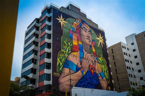Murales de arte urbano en las calles de Santiago de Chile