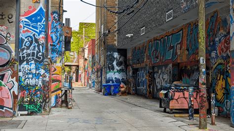 Graffiti Alley en Toronto, Canadá