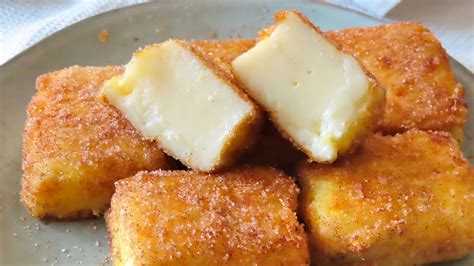 Imagen de leche frita rebozada con azúcar y canela