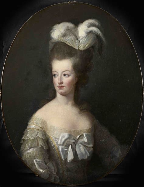 Retrato de María Antonieta de Austria (1755-1793), reina consorte de Francia, cuya imagen histórica ha sido frecuentemente distorsionada por la propaganda revolucionaria.
