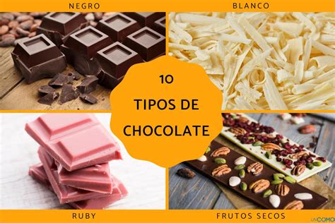Infografía comparando los diferentes tipos de chocolate Savoy