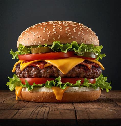 Fotografía técnica de una hamburguesa cocinándose sobre un disco de arado, rodeada de cebollas y otros ingredientes en los bordes.