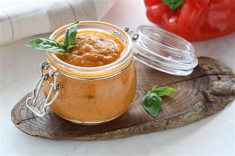 Esquema de ingredientes para crema de pimientos