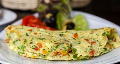 Omelet de vegetales casero con harina