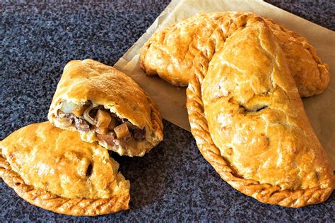 Fotografía de un Cornish Pasty tradicional.