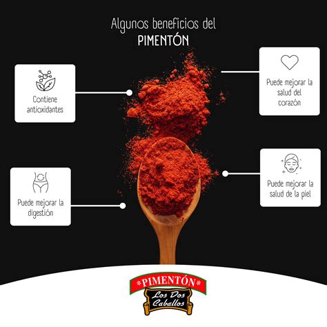 Ilustración de los beneficios del pimentón para la salud (corazón, sistema inmune, piel, ojos)