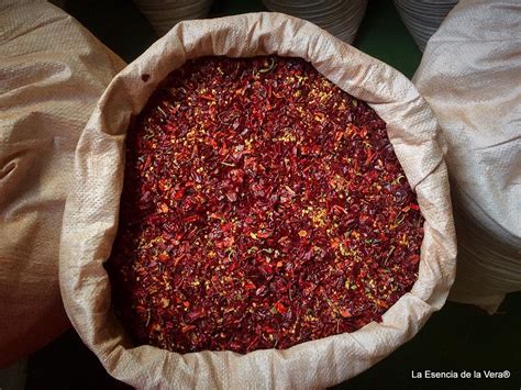 Proceso de secado tradicional de pimientos para pimentón de la Vera