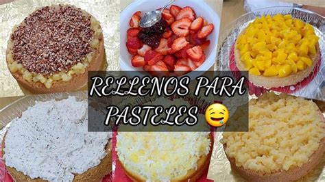 Rellenos para pasteles veganos con frutas y cremas