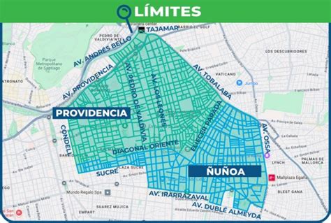 Mapa gastronómico de Santiago destacando las principales zonas de pizzerías napolitanas como Providencia, Ñuñoa y Vitacura