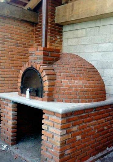 Esquema de diferentes tipos de hornos de ladrillo (domo, barril)
