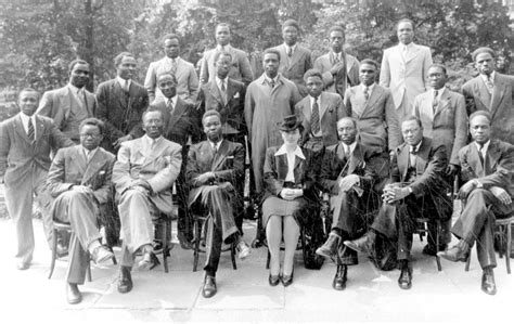 Foto histórica del V Congreso Panafricano en Manchester, 1945
