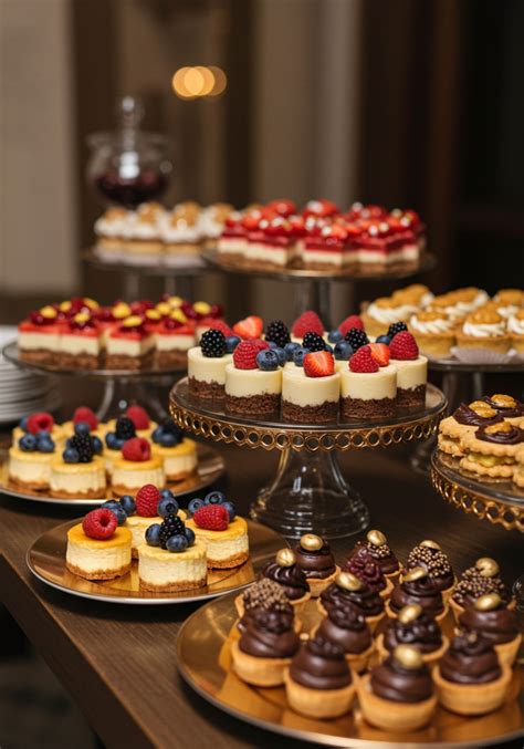Mesa de postres variados para comunión: cupcakes, galletas y mini tartas