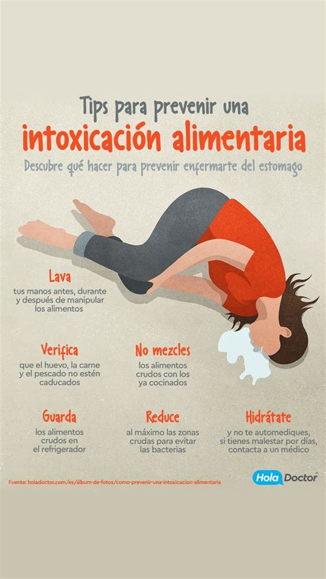 Infografía sobre cómo prevenir la intoxicación alimentaria