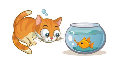 ilustración de un gato observando con curiosidad un plato de espaguetis