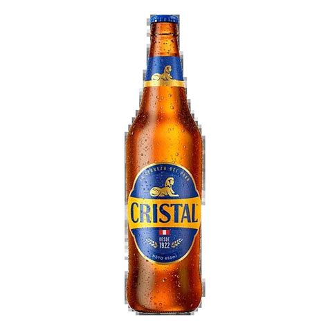 Imagen de la botella de edición limitada de Cerveza Cristal 