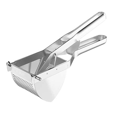 Utensilio de cocina: Prensa papas inoxidable Just Home Collection