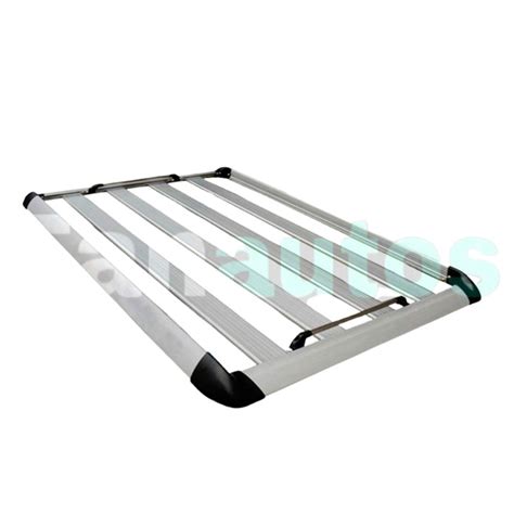 Parrilla portaequipaje de aluminio instalada en un furgón