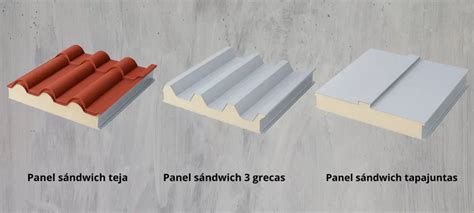 Edificio moderno con paneles sándwich que ilustra la eficiencia energética