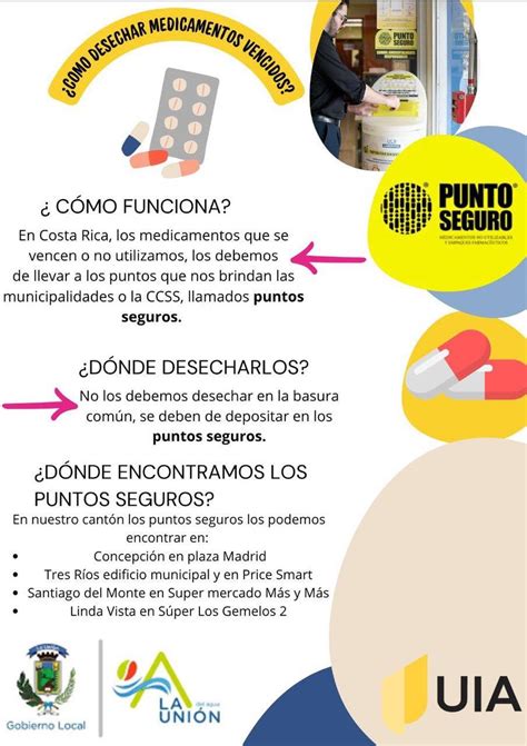 Infografía sobre cómo desechar medicamentos de forma segura y responsable.