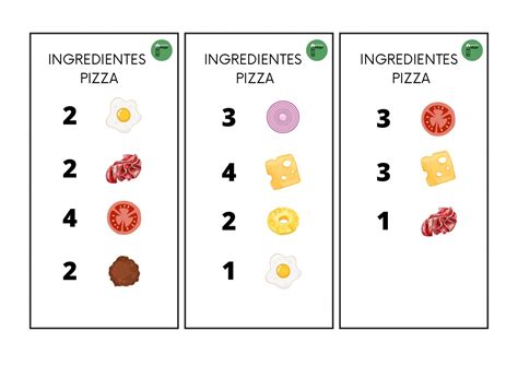 Niños creando pizzas en un juego de lógica