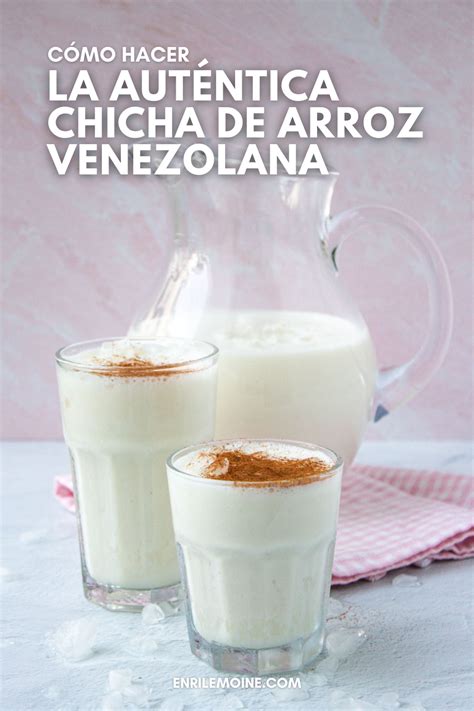 Esquema de las principales variedades de chicha venezolana