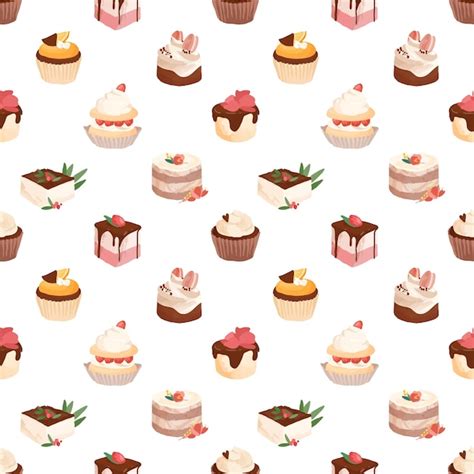 Ilustración detallada de diferentes texturas de postres: glaseado brillante, bizcocho húmedo, crema suave.
