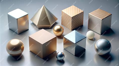 Ejemplos de formas básicas 3D y renders 3D de postres disponibles en Clip Studio Assets.