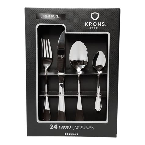 Set de cubiertos Krons Lincoln con diseño clásico
