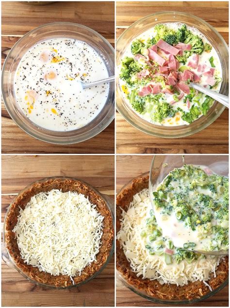 Mezcla de ingredientes para relleno de quiche