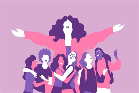 Ilustración representando la diversidad y el empoderamiento femenino en el ámbito laboral