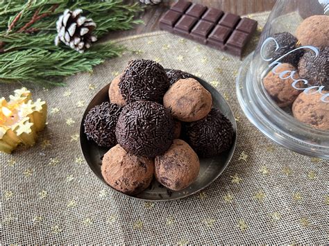 Trufas de chocolate decoradas