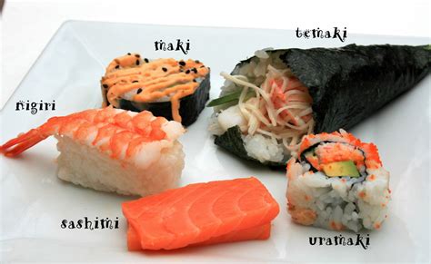 Sushi rolls de diversos sabores y preparaciones