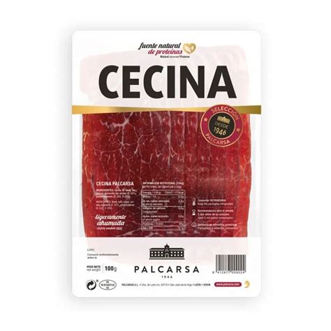 Cecina de León, lonchas finas