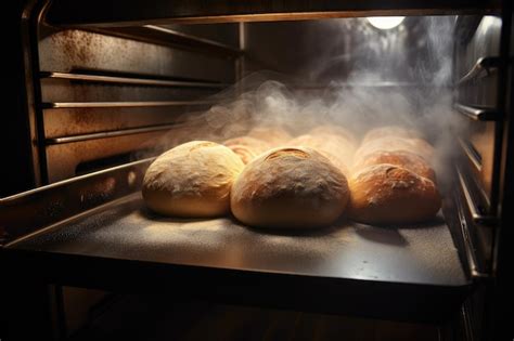 Foto: Panes dorados saliendo del horno