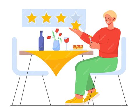 ilustración de un cliente satisfecho utilizando una parrilla de alta calidad