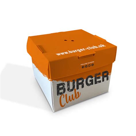 Diseño de cajas de hamburguesas personalizadas