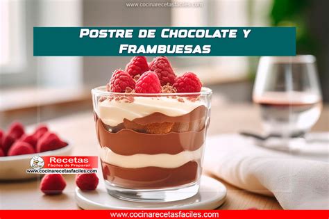 Diagrama de capas para el postre de chocolate y frambuesa en copa.