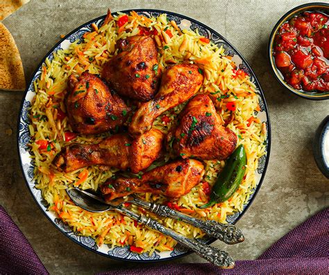 foto de un kabsa bien presentado