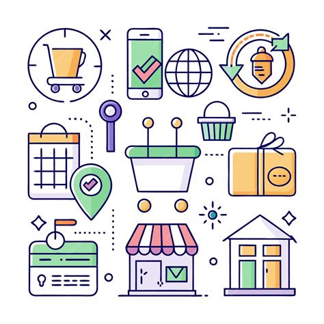 Infografía con iconos representando diversos comercios y servicios disponibles en Casablanca.